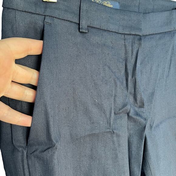 Brooks Brothers Navy Blue Lucia fit linen blend pants size 2 - Picture 5 of 12